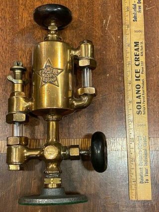 Vintage Powell Boson 1/3 Pint Gas Engine Lubricator (oiler)