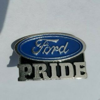 Vintage Ford Pride Hat Lapel Pin Fomoco Logo Factory Collectible