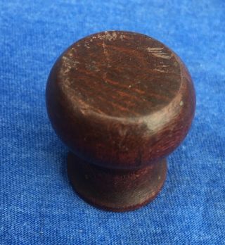 Vintage Wooden Front Knob From A Stanley 110 Block Plane