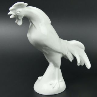Antique Meissen Blanc De Chine Porcelain Rooster Figure T.  288