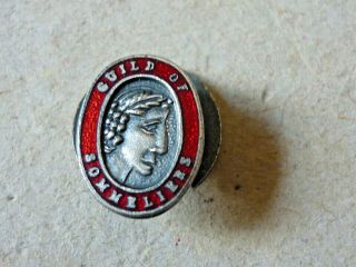 Small Vintage Enamel Badge The Guild Of Sommeliers Wine Experts Badge