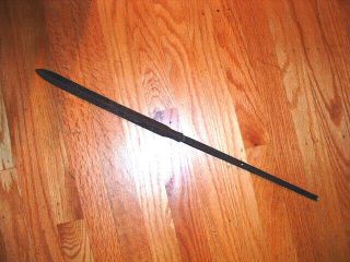 [s830] Japanese Samurai Sword: Mumei Yari Spear Blade