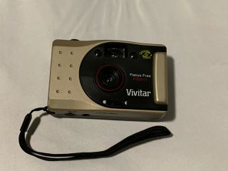 Vivitar Pn2011 35mm Film Camera Panoramic Focus Vintage Point And Shoot