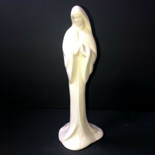 Haeger Usa Vintage Virgin Mary Statue Figurine Art Deco Mcm