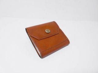 Vintage Faux Leather Fly Fishing Cast Wallet Case