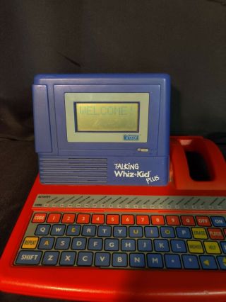 Vintage Vtech Talking Whiz Kid Plus Learning System Computer
