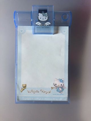 Vintage 2001 Sanrio Hello Kitty Angel Mini Clipboard / Notepad