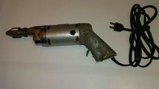 Vintage Montgomery Ward 1/4 " Electric Drill 35 Tpc 9225a.  " Pistol Grip "