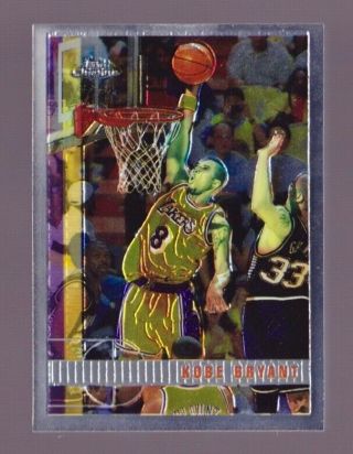 Kobe Bryant 1997 - 98 Topps Chrome 171 Los Angeles Lakers 2nd Year Card B