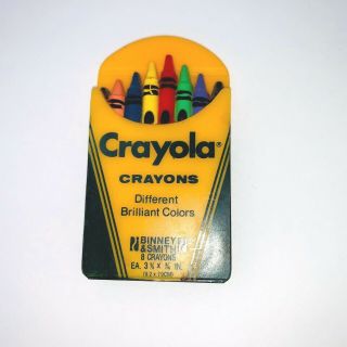 Crayola Crayons Refrigerator Magnet 1988 Binney Smith Vintage Plastic 2 1/2 " Tal