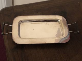 Vintage Miniature Silver Plated Tray/ Pin Dish