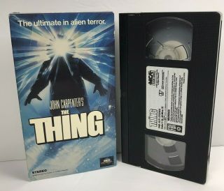 Vintage The Thing Vhs 1982 John Carpenter