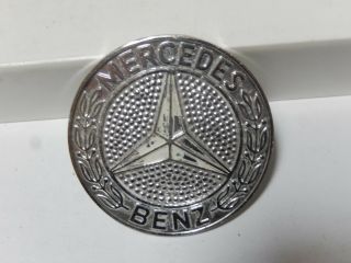 Vintage Mercedes Benz Flush Style Hood Emblem OEM 107 P.  U.  C. 3