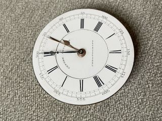 Vintage Centre Seconds CHRONOGRAPH pocket Watch Movement - Good Balance,  45mm 3