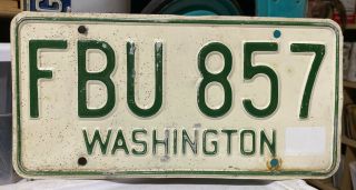 1965 - 1966 - 1967 Washington Passenger Vehicle License Plate Single Yom Legal