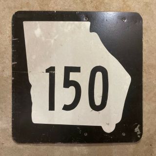 Georgia State Highway 150 Route Shield Marker Road Sign 1986
