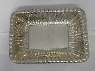 Reed & Barton Mid Century Modern Sterling Silver Bowl Dish Tray 9x6.  5 312 Grams