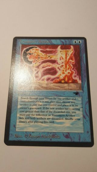 Mtg Magic The Gathering Antiquities Transmute Artifact Nm Cond Reserved List