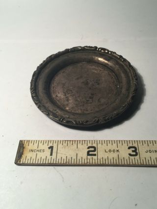 Vintage Sterling Silver Small Dish 3”.  43 Grams.  $34 Worth Of Silver Content