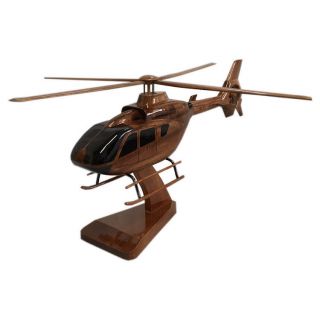 Eurocopter Ec135 (now Airbus Helicopters H135) Helicopter Wooden Desktop Model.