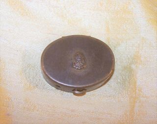 Vintage Alpha Delta Pi Sorority Small Pin Box W/ Crest On Lid Adpi Old