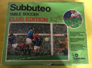 Vintage Subbuteo Table Soccer - Club Edition ‘70s - Plus Extra Teams Balls Etc