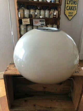Vintage 1960’s/1970’s Guzzini Style Plastic Shaded Ceiling Light / Lamp Shade