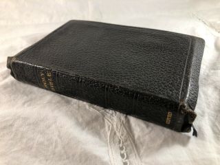 Vtg Oxford Holy Bible Kjv King James Version Leather Brevier Clarendon Compact