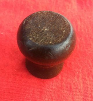 Vintage Wooden Front Knob From A Stanley 220 Block Plane