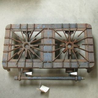 Griswold Erie Pa No 712 2 Burner Table Top Cast Iron Camping Gas Stove Antique