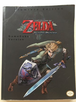 Legend Of Zelda Twilight Princess Prima Game Guide Gamecube Nintendo 2006 Vtg