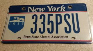 Penn State Alumni Association York License Plate