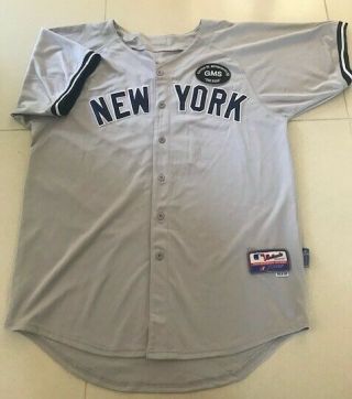 York Yankees Vintage Road Shirt George M.  Steinbrenner Iii Gms The Boss 2010