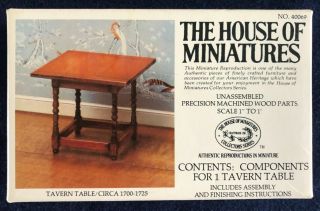 The House Of Miniatures - No.  40069.  Tavern Table (circa 1700 - 1725)