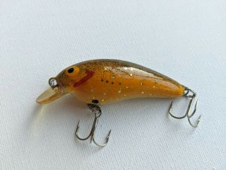 Vintage Fred C Young Big O " Mr Fred " Lure Nf Hand Carved Rare Scoop Bill