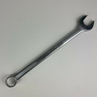 Vintage Craftsman Usa 1 " Combination Open Box End Wrench V Series