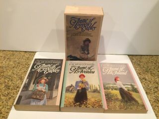 Vintage Anne Of Green Gables Books 1 - 3 Boxed Set By Lm Montgomery Bantam