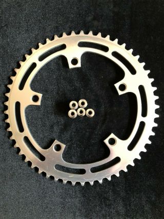 Old School Shimano Dura Ace Type 53t Chainring Vintage Road 130bcd With Bolts