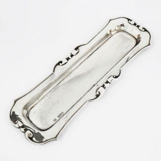 Antique Sterling Silver Dressing Table Tray / Dish London 1902