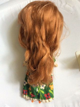Vintage 1972 Kenner Blythe Doll Redhead w/ Dress,  Shoes & Stand 2