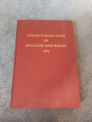 Vintage Osprey Ogilbys Road Maps Of England And Wales 1675