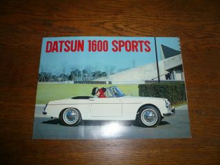 Datsun 1600 Sports Sales Brochure - Vintage
