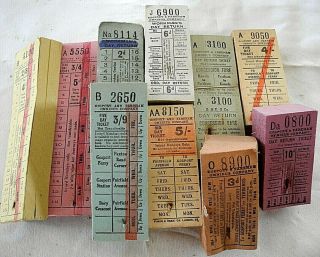 Bus tickets: 750 punch tickets in packs of 50 or 100: Gosport & Fareham Co. 2