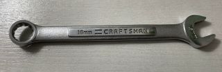 Vintage Craftsman - V - Series 16mm 12pt Metric Combination Wrench 42924 Made Usa