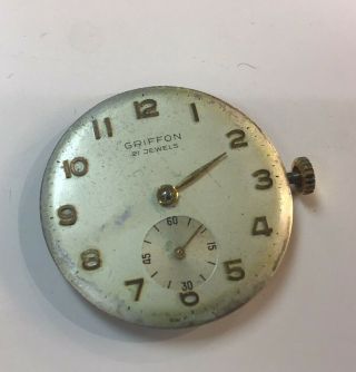 Gents Vintage Wristwatch Movement/ Peseux 330 Fully With Dial & Hands