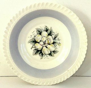 Set Of 6 Harker Harkerware Dessert Bowls Royal Gadroon Floral 5.  5 " Diam Euc