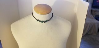 Vintage Native American Turquoise Bead Necklace Estate Find