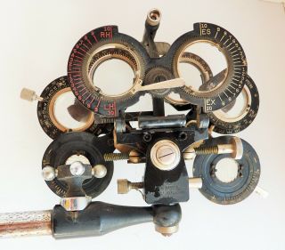 American Optical Company Antique Phorometer Phoropter Early Eye Optical W/stand