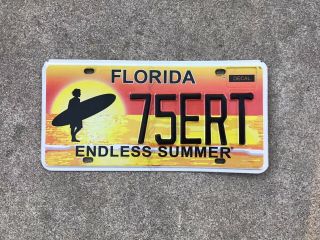 Florida - " Endless Summer " - License Plate