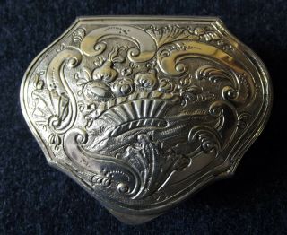 18th Century Solid Silver Snuff Box C.  1740/50